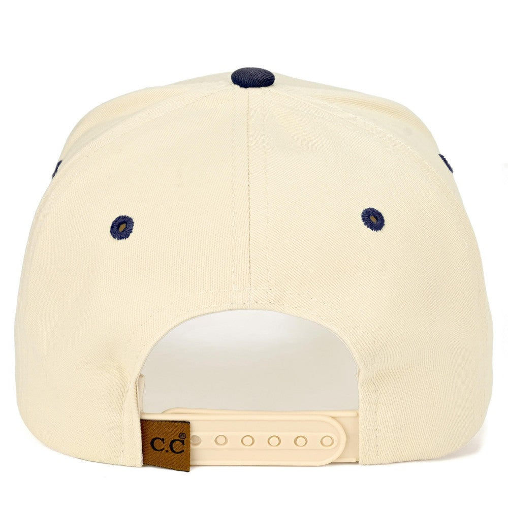 Mommin’ Trucker Hat – Cream & Navy