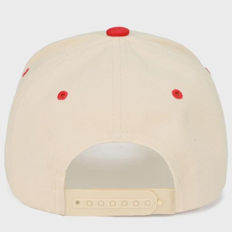 Make America Party Again Trucker Hat – Red & Cream Snapback