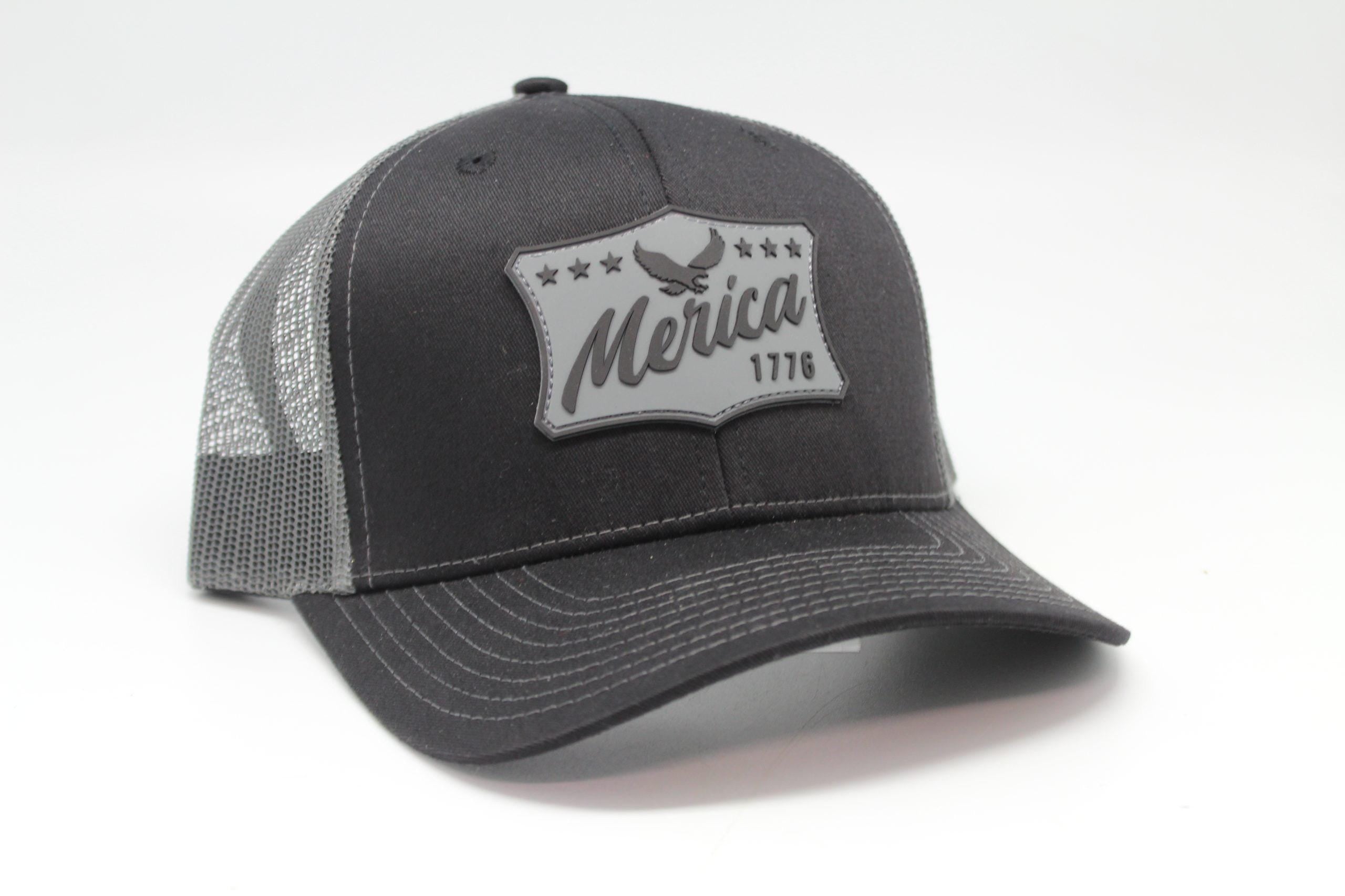 Merica 1776 Trucker Cap, Patriotic USA Hat, Country Western Style