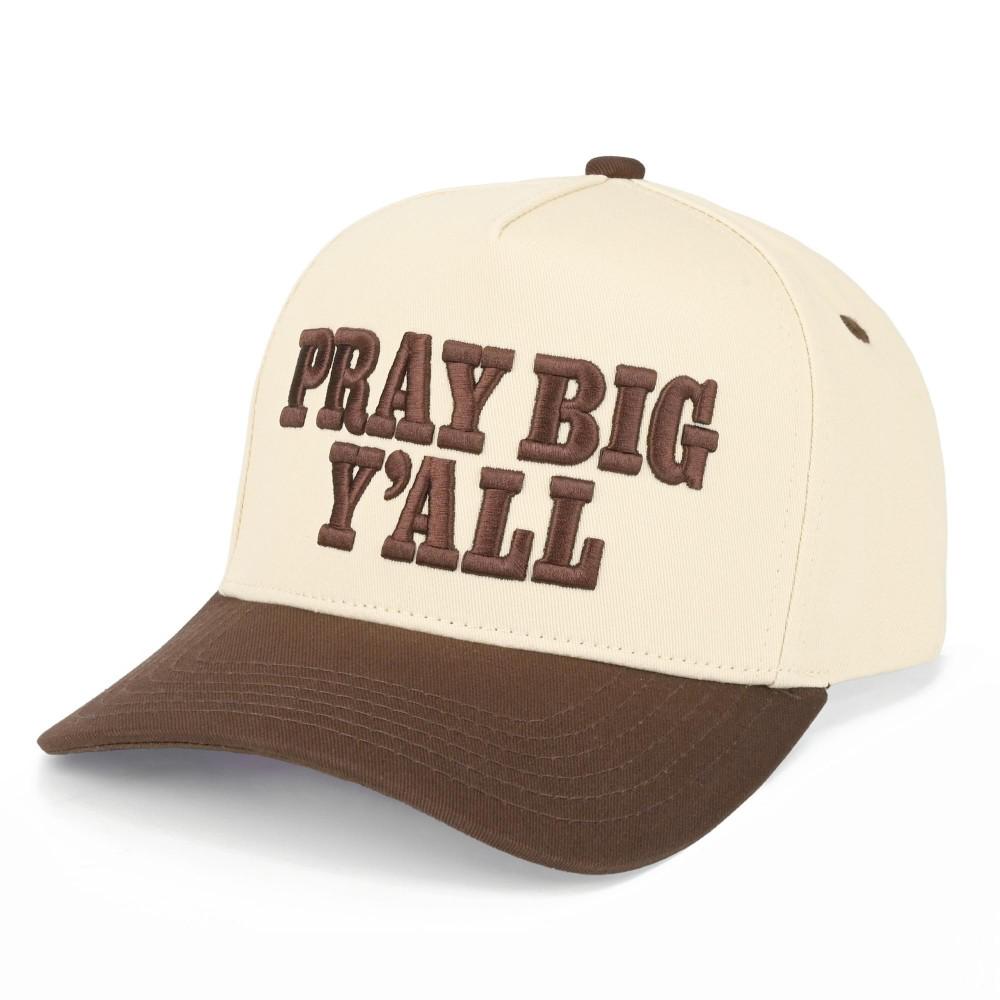 Pray Big Yall Cap, Christian Trucker Hat, Faith Country Gift