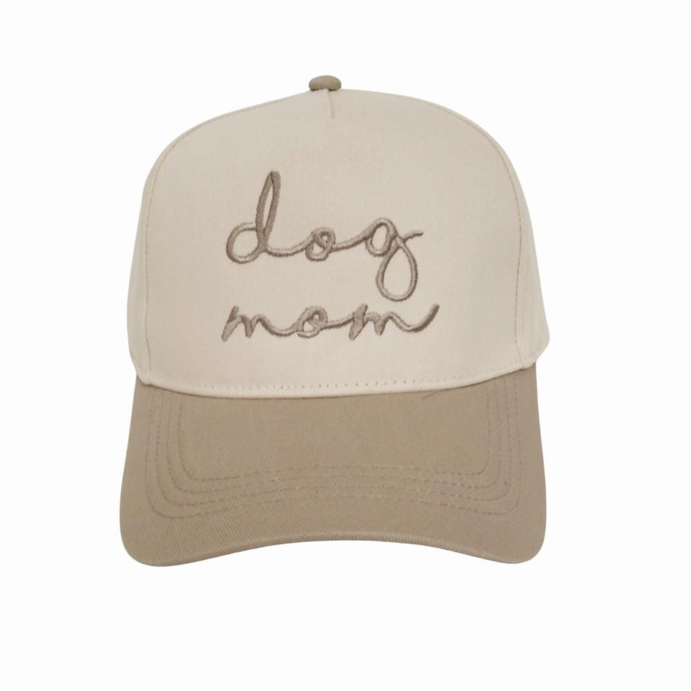Dog Mom Trucker Hat  Minimalist Embroidered Cap for Dog Lovers