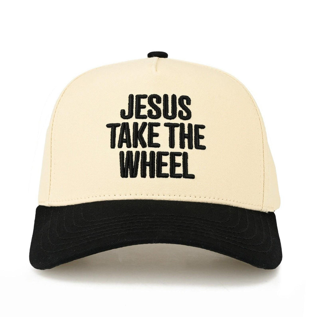 Jesus Take The Wheel Hat, Faith Trucker Hat, Christian Hat, Inspirational Quote Hat, Neutral Aesthetic Cap, Gift for Her