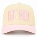 Hot Mom Trucker Hat – Pink & Cream