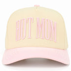 Hot Mom Trucker Hat – Pink & Cream